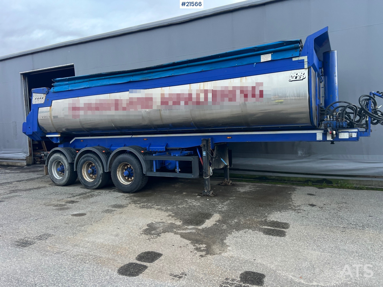 Langendorf 3 akslet asfaltsemi m/ Hydraulsik kapell - Tipvogn påhængsvogn: billede 1 Langendorf 3 akslet asfaltsemi m/ Hydraulsik kapell - Tipvogn påhængsvogn: billede 1