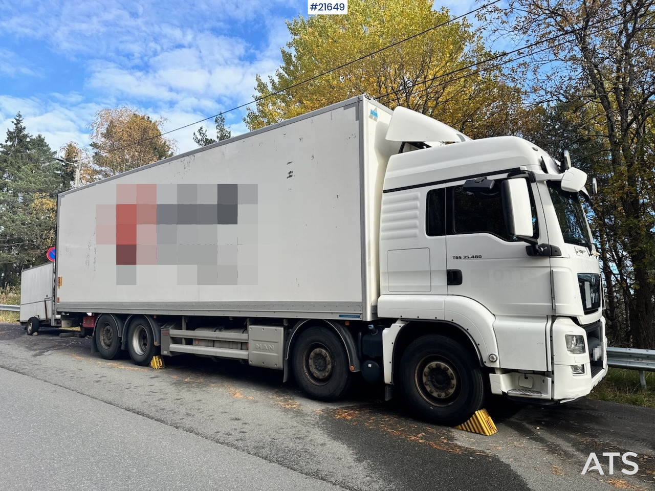 MAN MAN TGS 35.480 8x2 Skapbil m/ Full sideåpning. - Lastbil varevogn: billede 4 MAN MAN TGS 35.480 8x2 Skapbil m/ Full sideåpning. - Lastbil varevogn: billede 4