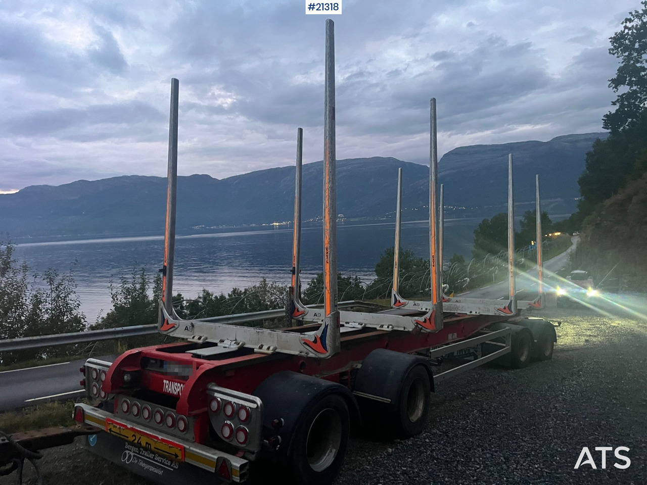 MVB10 MVB10-FLS4 4 akslet Tømmerhenger - Anhænger til tømmer: billede 5 MVB10 MVB10-FLS4 4 akslet Tømmerhenger - Anhænger til tømmer: billede 5