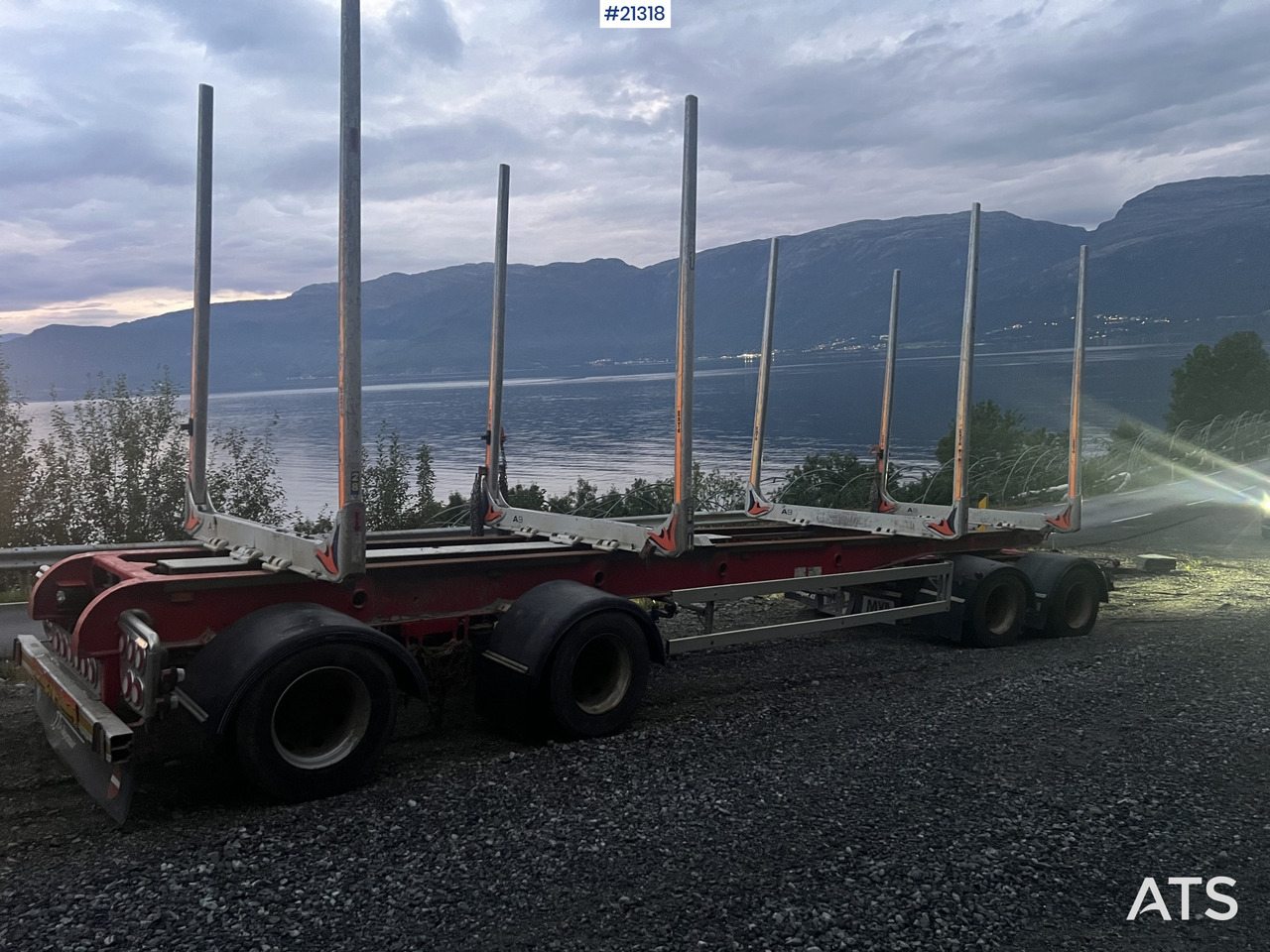 MVB10 MVB10-FLS4 4 akslet Tømmerhenger - Anhænger til tømmer: billede 3 MVB10 MVB10-FLS4 4 akslet Tømmerhenger - Anhænger til tømmer: billede 3