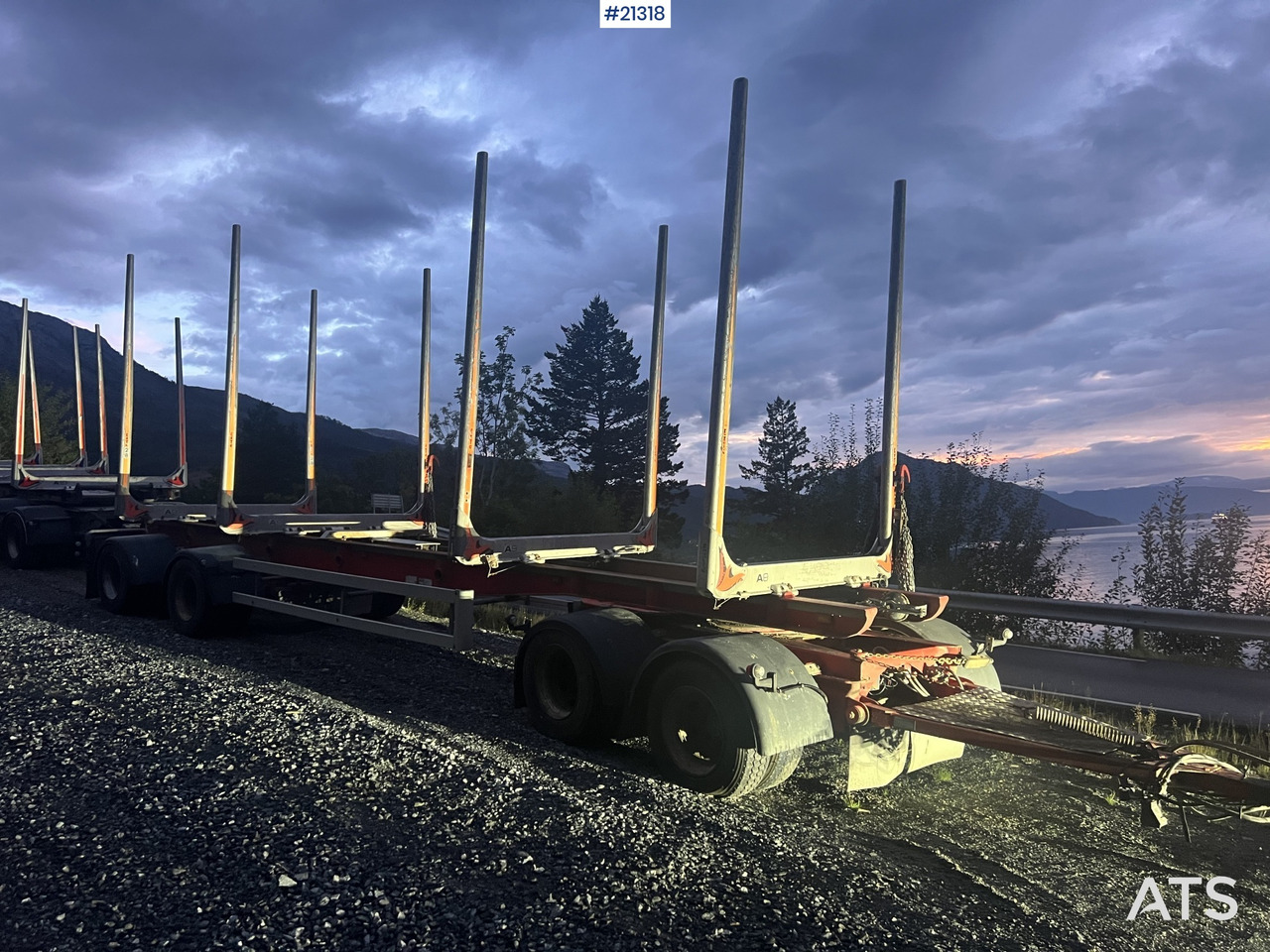 MVB10 MVB10-FLS4 4 akslet Tømmerhenger - Anhænger til tømmer: billede 2 MVB10 MVB10-FLS4 4 akslet Tømmerhenger - Anhænger til tømmer: billede 2