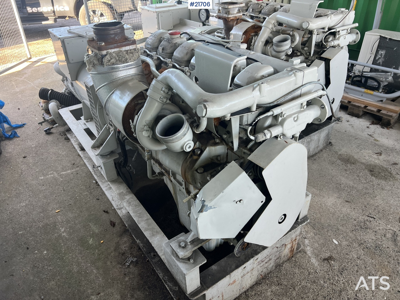 Man-stamford dieselaggregat m/ lite timer - Strømgenerator: billede 4 Man-stamford dieselaggregat m/ lite timer - Strømgenerator: billede 4