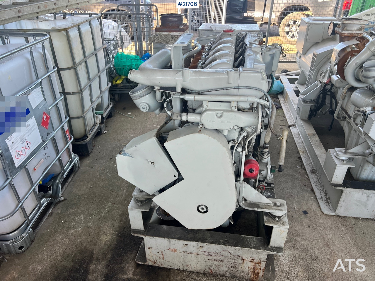 Man-stamford dieselaggregat m/ lite timer - Strømgenerator: billede 3 Man-stamford dieselaggregat m/ lite timer - Strømgenerator: billede 3