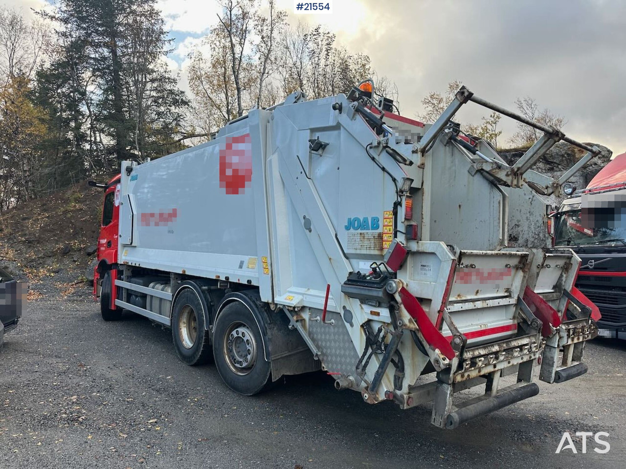 Leje en Mercedes Actros 2543 6x2 2 – kammers komprimatorbil m/ 2020 JOAB Anaconda twin påbygg Mercedes Actros 2543 6x2 2 – kammers komprimatorbil m/ 2020 JOAB Anaconda twin påbygg: billede 10