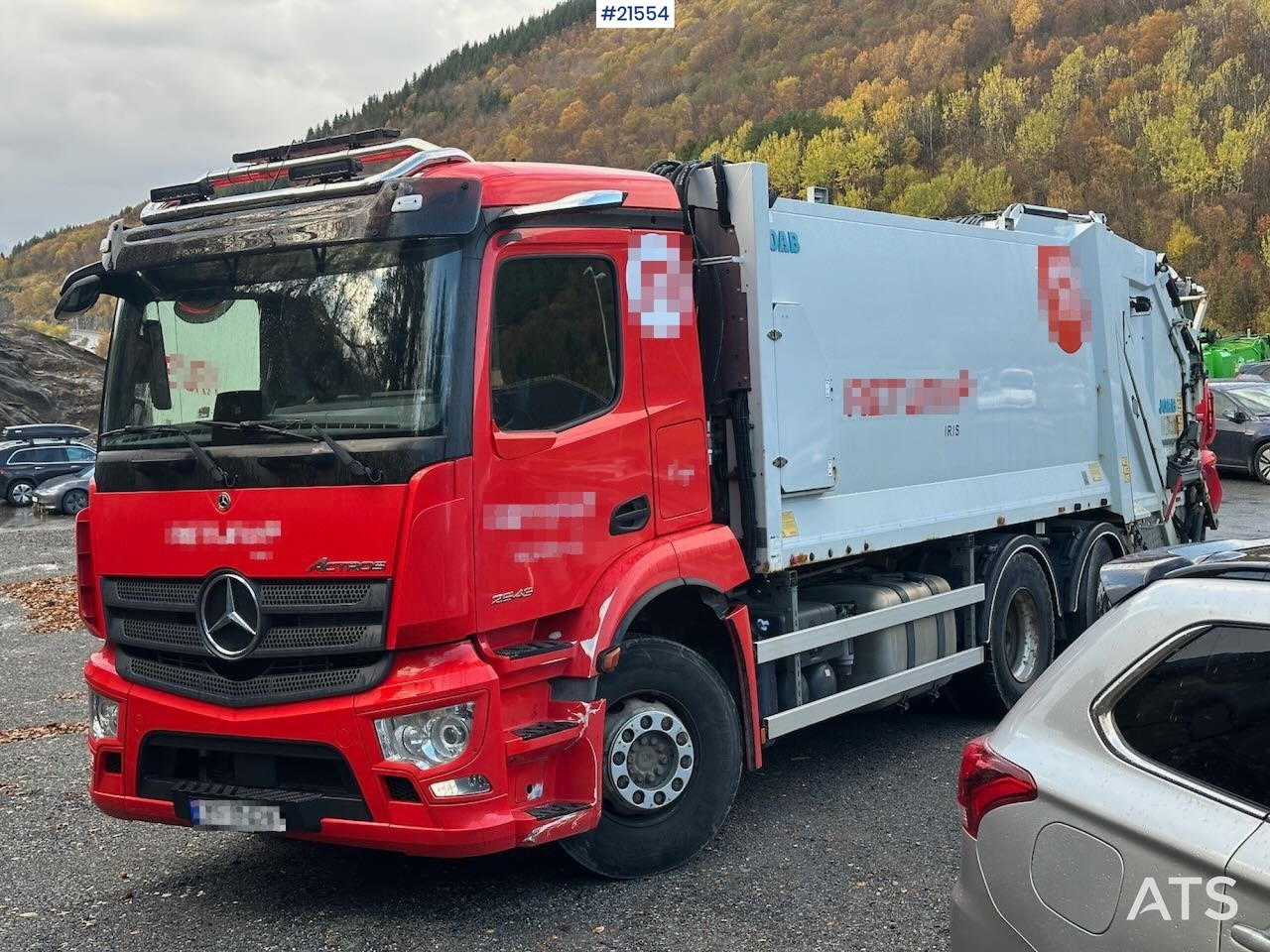 Mercedes Actros 2543 6x2 2 – kammers komprimatorbil m/ 2020 JOAB Anaconda twin påbygg - Affaldsmaskine: billede 1 Mercedes Actros 2543 6x2 2 – kammers komprimatorbil m/ 2020 JOAB Anaconda twin påbygg - Affaldsmaskine: billede 1