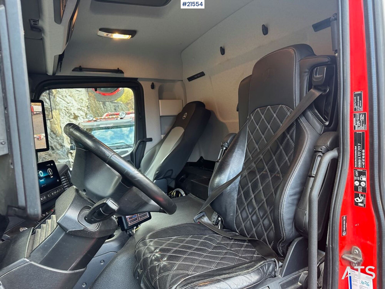 Leje en Mercedes Actros 2543 6x2 2 – kammers komprimatorbil m/ 2020 JOAB Anaconda twin påbygg Mercedes Actros 2543 6x2 2 – kammers komprimatorbil m/ 2020 JOAB Anaconda twin påbygg: billede 37
