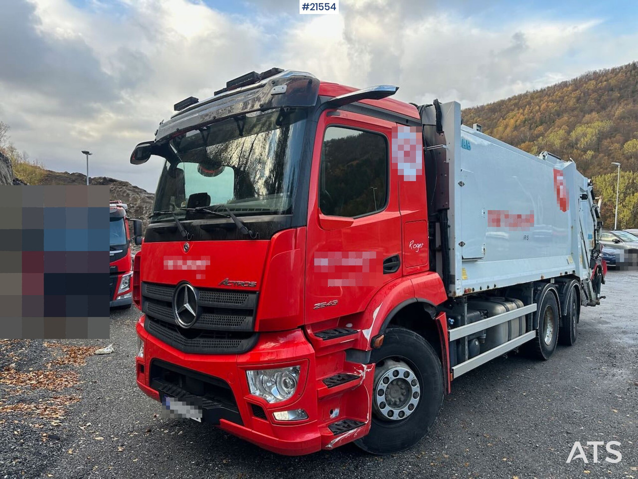 Mercedes Actros 2543 6x2 2 – kammers komprimatorbil m/ 2020 JOAB Anaconda twin påbygg - Affaldsmaskine: billede 4 Mercedes Actros 2543 6x2 2 – kammers komprimatorbil m/ 2020 JOAB Anaconda twin påbygg - Affaldsmaskine: billede 4