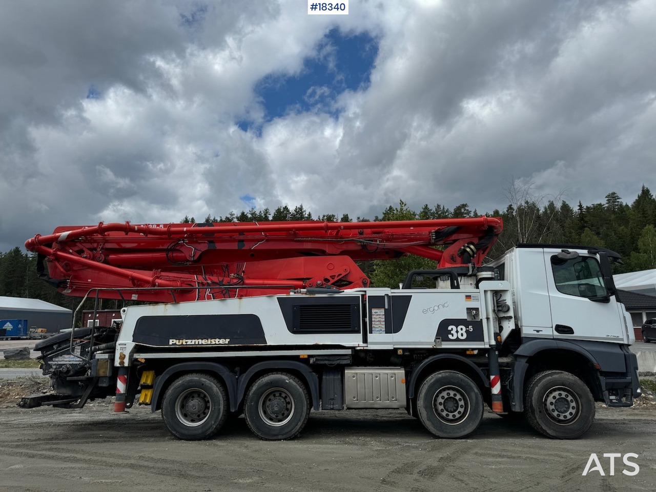 Mercedes Arocs - Betonpumpe: billede 2 Mercedes Arocs - Betonpumpe: billede 2