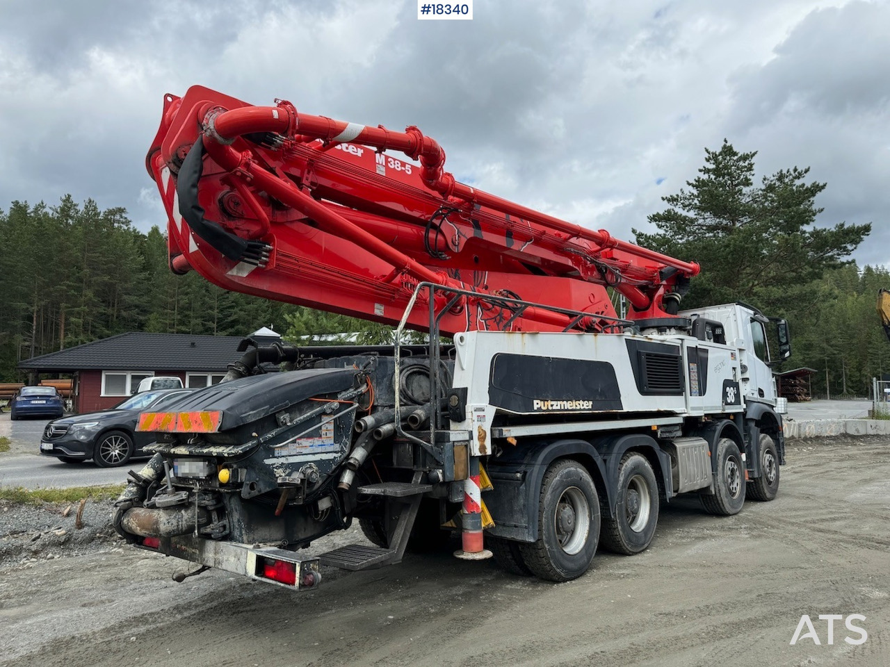 Mercedes Arocs - Betonpumpe: billede 3 Mercedes Arocs - Betonpumpe: billede 3