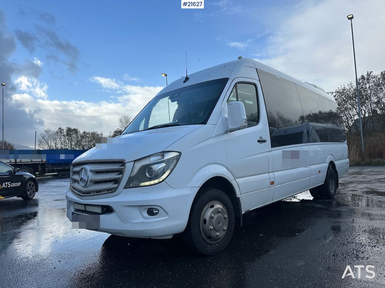 Mercedes Sprinter minibuss 4x2 m/ 16+1 seter, rullestolrampe og handikap plass. - Minibus, Persontransport: billede 1 Mercedes Sprinter minibuss 4x2 m/ 16+1 seter, rullestolrampe og handikap plass. - Minibus, Persontransport: billede 1