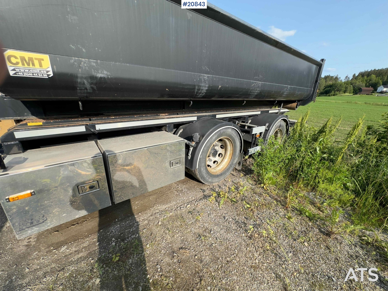 NOR SLEP 2 akslet krokhenger med tipp - Kroghejsvogn/ Skip loader anhænger: billede 3 NOR SLEP 2 akslet krokhenger med tipp - Kroghejsvogn/ Skip loader anhænger: billede 3