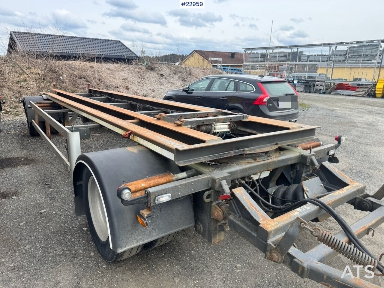 Nor-Slep Krokhenger - Kroghejsvogn/ Skip loader anhænger: billede 1 Nor-Slep Krokhenger - Kroghejsvogn/ Skip loader anhænger: billede 1