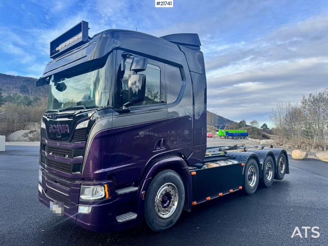 Scania 2018 Scania R580 Tridem Krokbil m/ Kranhydraulikk. Nylakkert! - Lastbil kroghejs: billede 2 Scania 2018 Scania R580 Tridem Krokbil m/ Kranhydraulikk. Nylakkert! - Lastbil kroghejs: billede 2