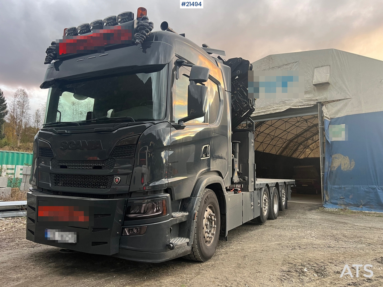 Scania G560 - Lastbil med kran: billede 1 Scania G560 - Lastbil med kran: billede 1