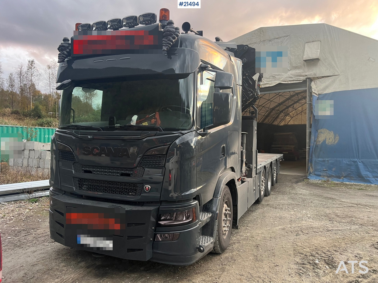 Scania G560 - Lastbil med kran: billede 2 Scania G560 - Lastbil med kran: billede 2