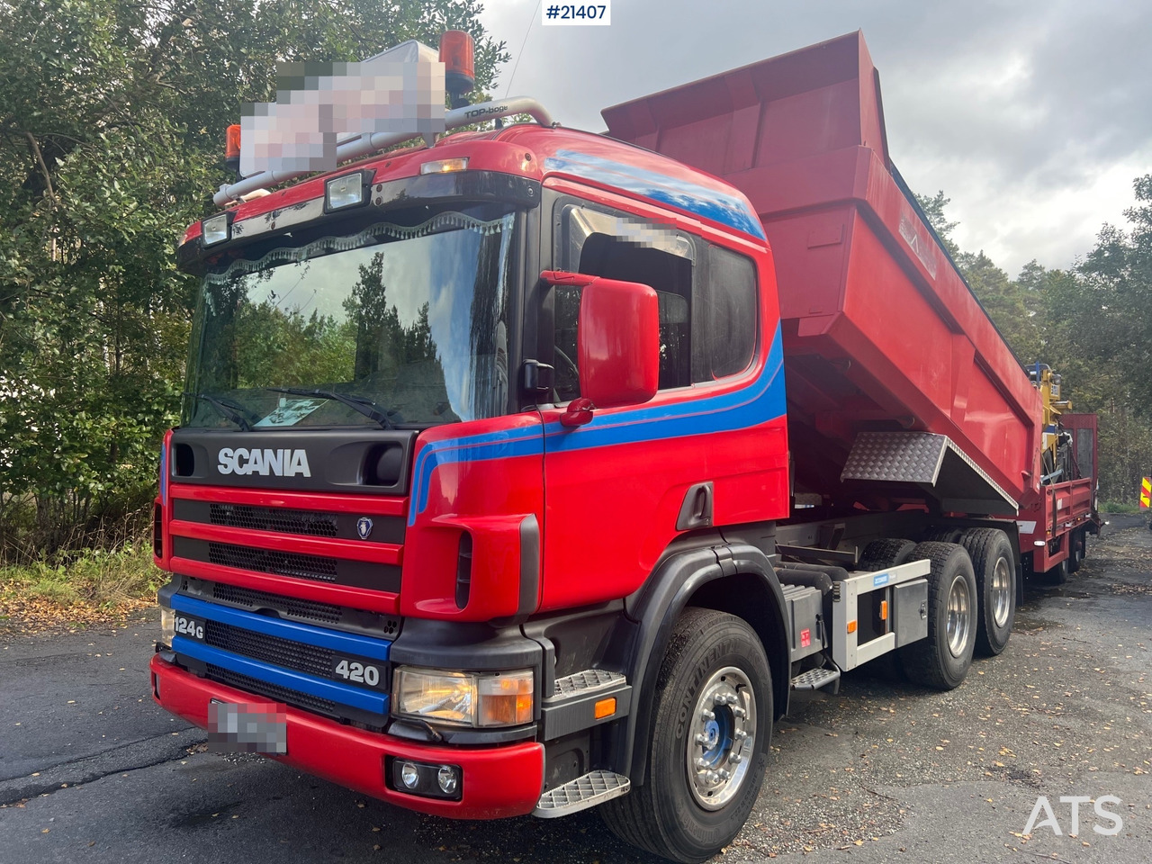 Scania P124G - Tipvogn lastbil: billede 1 Scania P124G - Tipvogn lastbil: billede 1