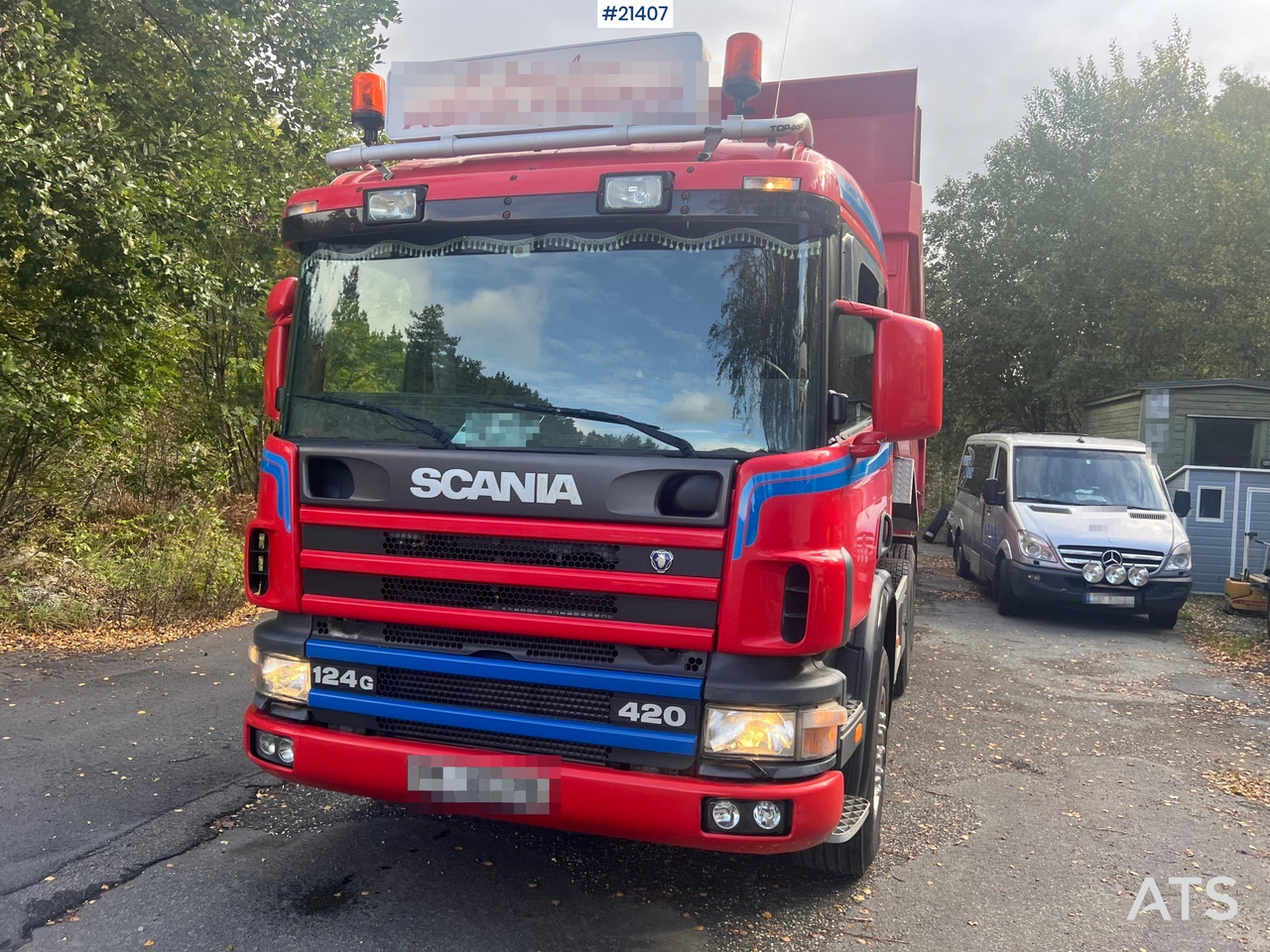Scania P124G - Tipvogn lastbil: billede 3 Scania P124G - Tipvogn lastbil: billede 3