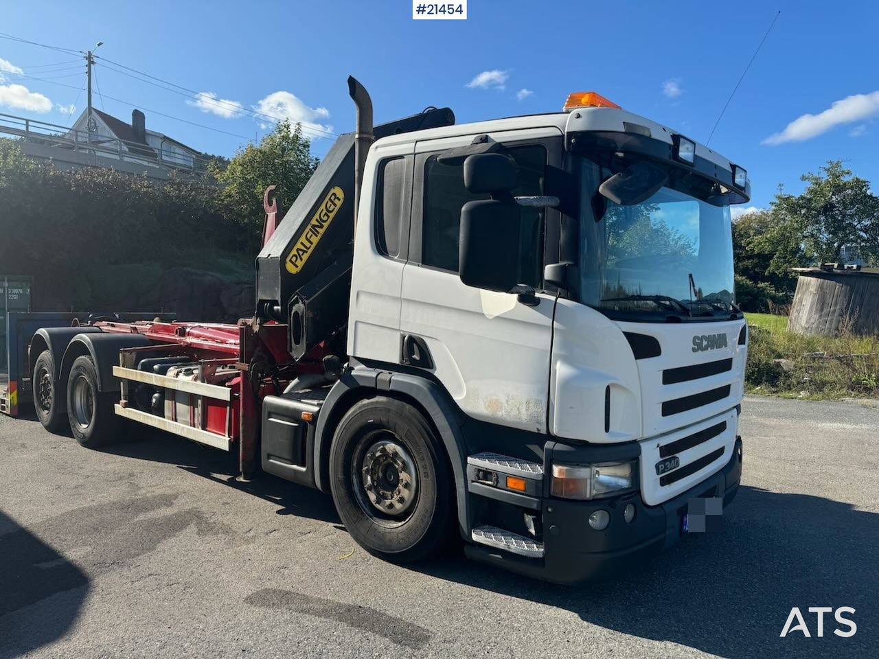 Scania P340 Krok/kranbil 23 t/m Palfinger kran - Lastbil med kran: billede 2 Scania P340 Krok/kranbil 23 t/m Palfinger kran - Lastbil med kran: billede 2