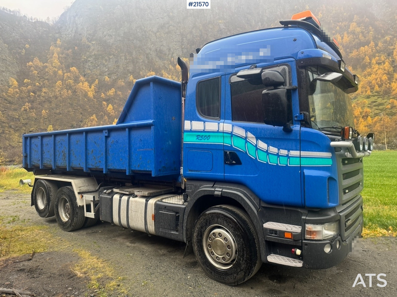 Lastbil kroghejs Scania R500 Krokbil m/ Kasse: billede 7