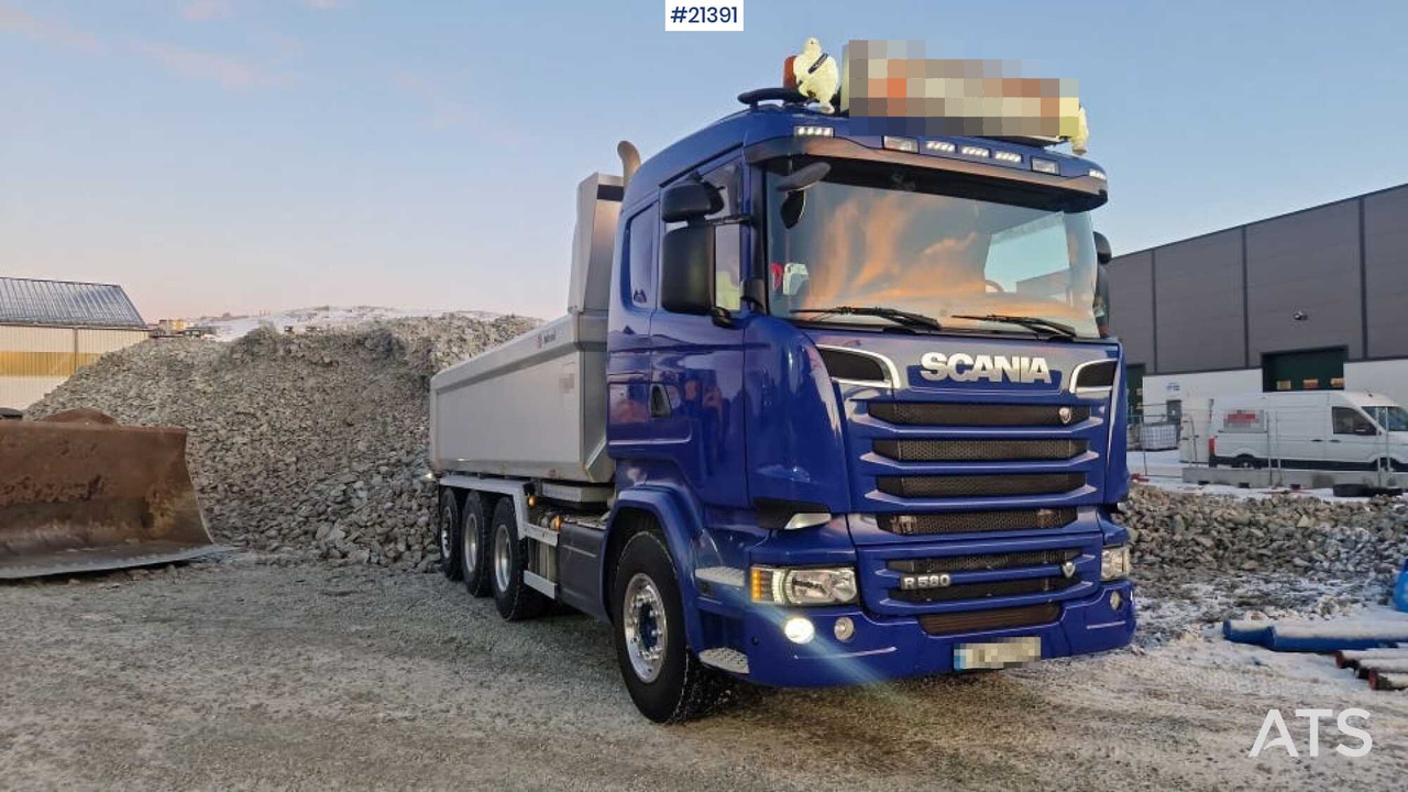 Scania R580 8x4 tippbil. Mye deler byttet! - Tipvogn lastbil: billede 2 Scania R580 8x4 tippbil. Mye deler byttet! - Tipvogn lastbil: billede 2
