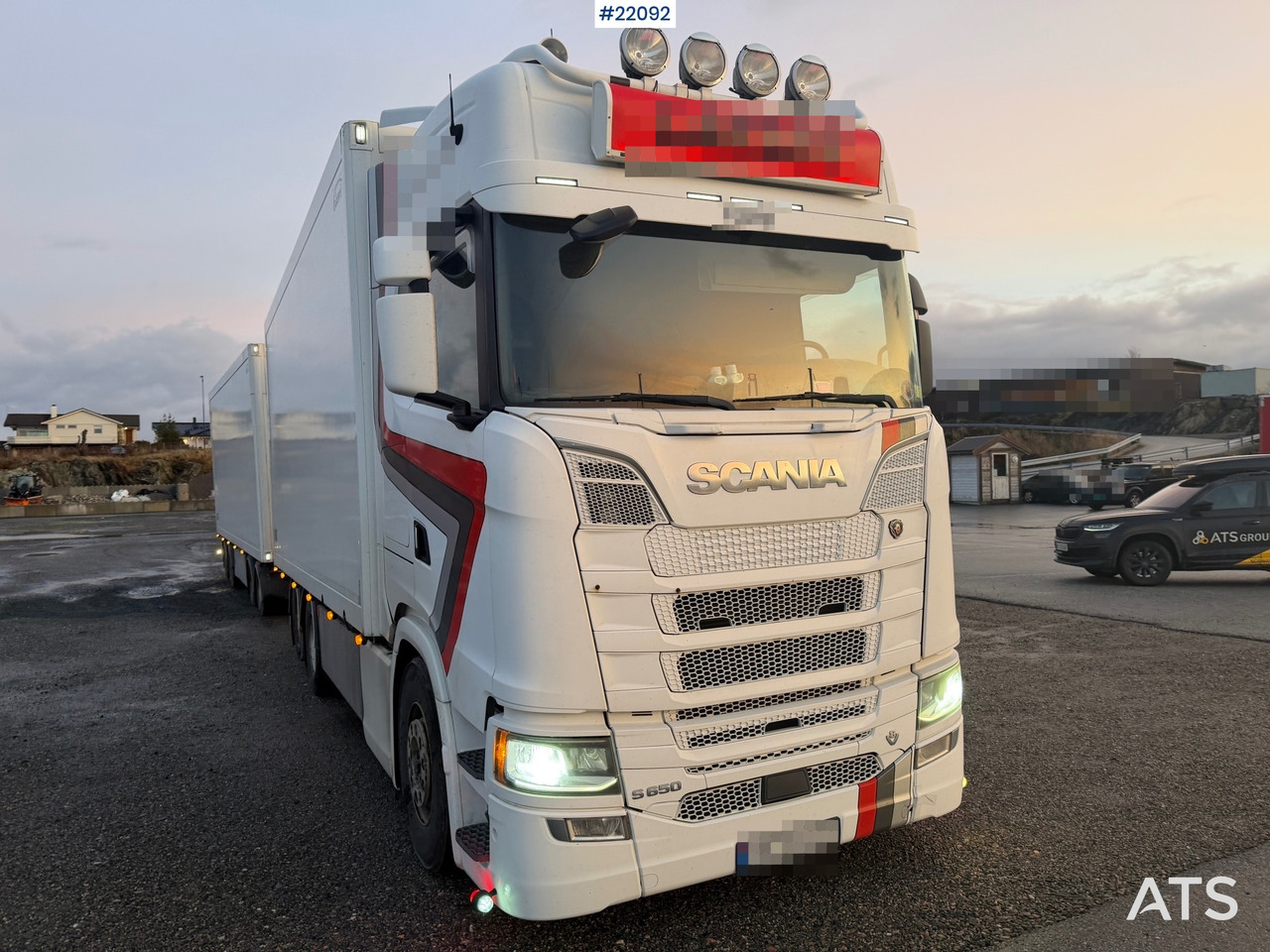 Scania S650 6x2 skapbil m/ 2018 ekeri 4 akslet skaphenger m/ full sideåpning se video - Lastbil varevogn: billede 3 Scania S650 6x2 skapbil m/ 2018 ekeri 4 akslet skaphenger m/ full sideåpning se video - Lastbil varevogn: billede 3