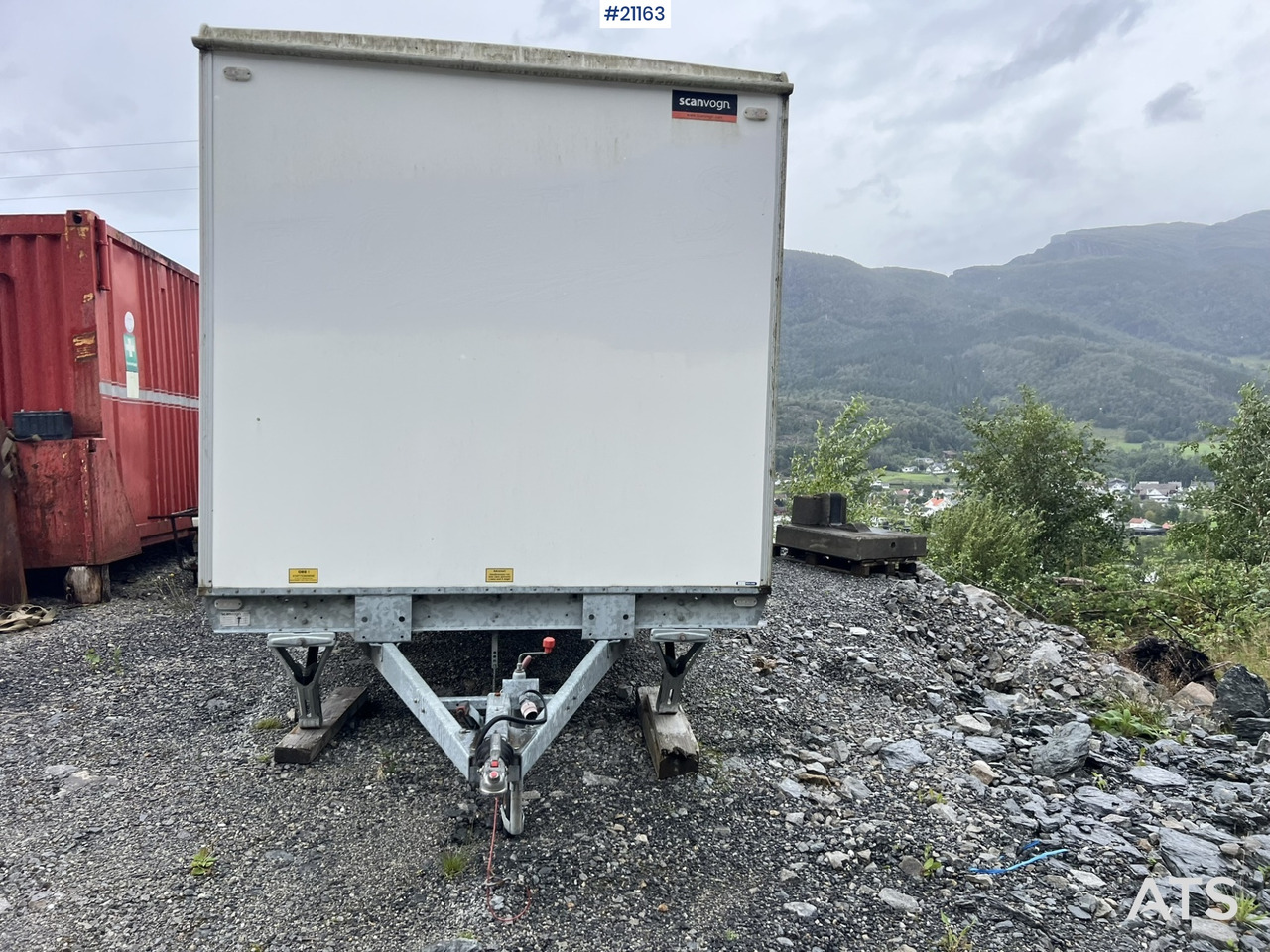 Scanvogn Boligbrakke - Skur container, Anhænger: billede 4 Scanvogn Boligbrakke - Skur container, Anhænger: billede 4