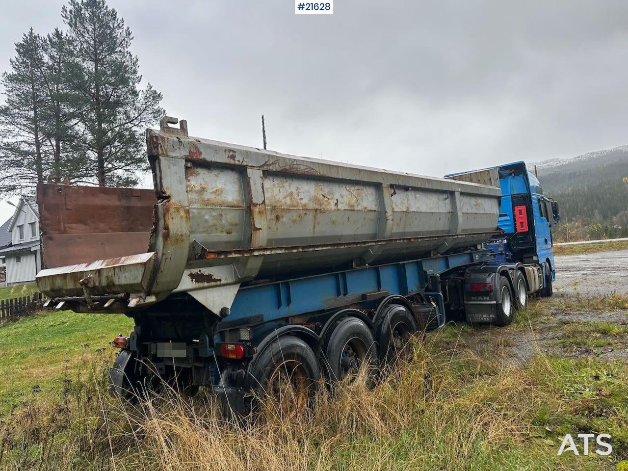 MAN TGA 28.530 6x2 trekkvogn m/ 1987 L.A.G Bree 3 akslet tippsemi SE VIDEO - Trækker: billede 3 MAN TGA 28.530 6x2 trekkvogn m/ 1987 L.A.G Bree 3 akslet tippsemi SE VIDEO - Trækker: billede 3