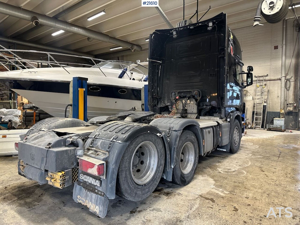 Scania R620 6x2 trekkvogn m/ tipphydraulikk og opplegg for asfaltpåbygg. Clutch byttet i juni. SE VIDEO. - Trækker: billede 4 Scania R620 6x2 trekkvogn m/ tipphydraulikk og opplegg for asfaltpåbygg. Clutch byttet i juni. SE VIDEO. - Trækker: billede 4