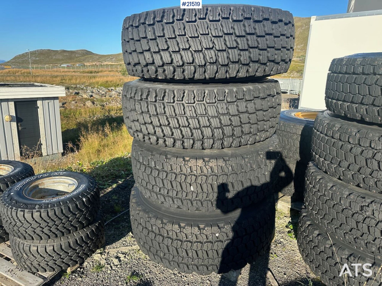 Triangle hjullaster dekk på felg til Volvo L110 hjullaster - Dæk for Entreprenørmaskin: billede 2 Triangle hjullaster dekk på felg til Volvo L110 hjullaster - Dæk for Entreprenørmaskin: billede 2