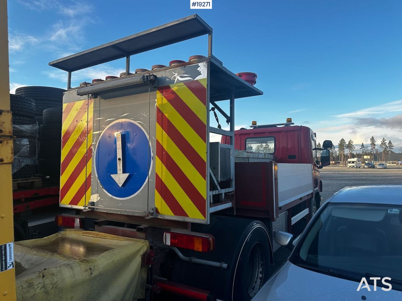 Utility/ Speciel maskine, Lastbil Scania P94 bufferbil m/ Euroskilt pute. Lav km: billede 7