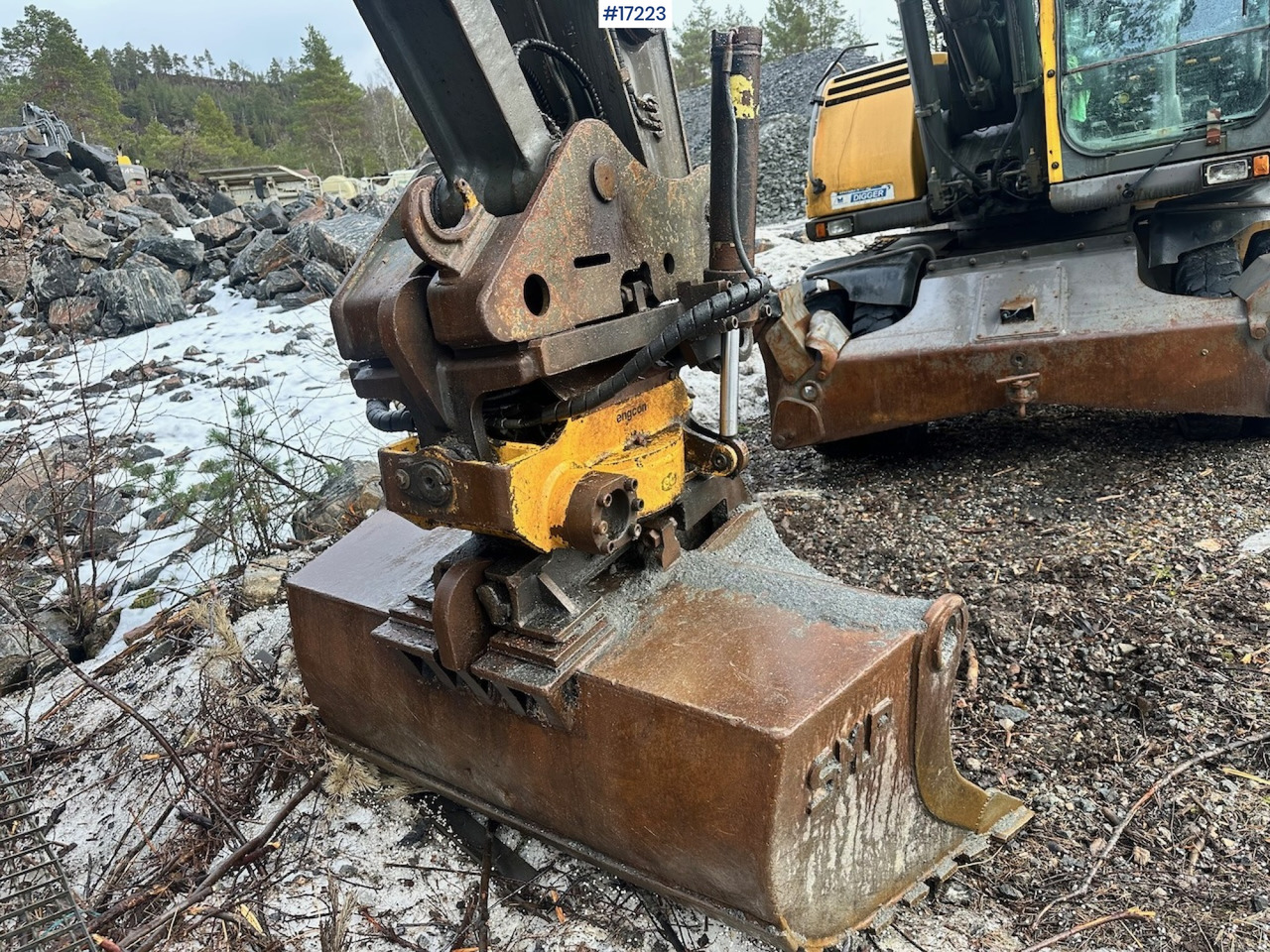 Hjulgravemaskine Volvo EW160B: billede 26