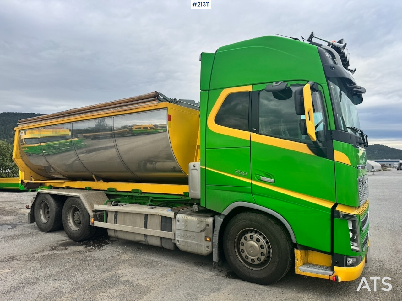 Lastbil kroghejs Volvo FH16 750 6x2 Krokbil: billede 9