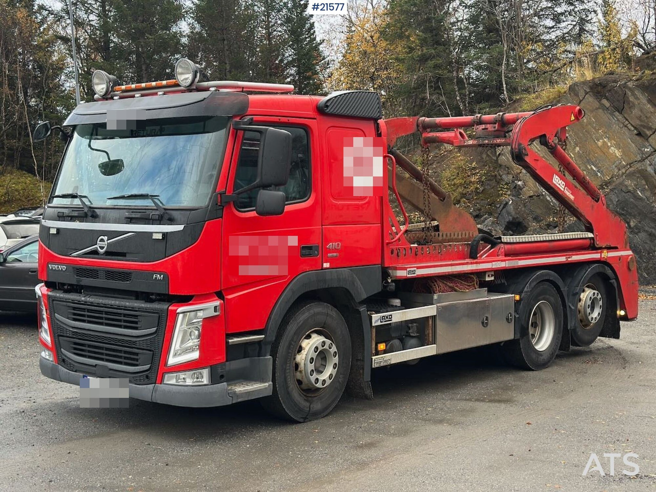 Volvo FM 410 liftdumper 6x2 m/ Laxo påbygg, utskyt og rotator. - Liftdumper lastbil: billede 1 Volvo FM 410 liftdumper 6x2 m/ Laxo påbygg, utskyt og rotator. - Liftdumper lastbil: billede 1