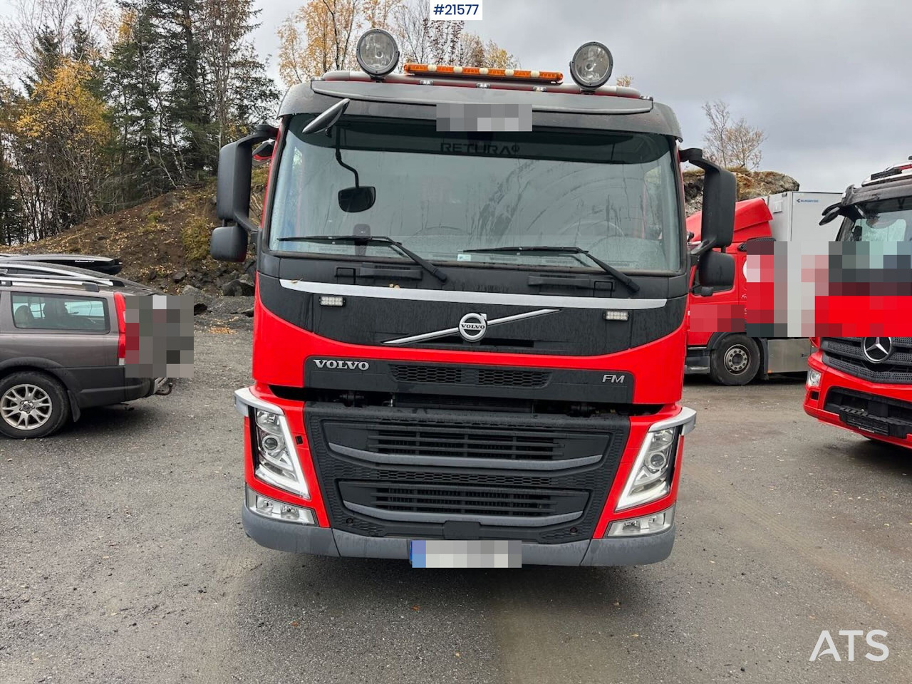 Volvo FM 410 liftdumper 6x2 m/ Laxo påbygg, utskyt og rotator. - Liftdumper lastbil: billede 4 Volvo FM 410 liftdumper 6x2 m/ Laxo påbygg, utskyt og rotator. - Liftdumper lastbil: billede 4