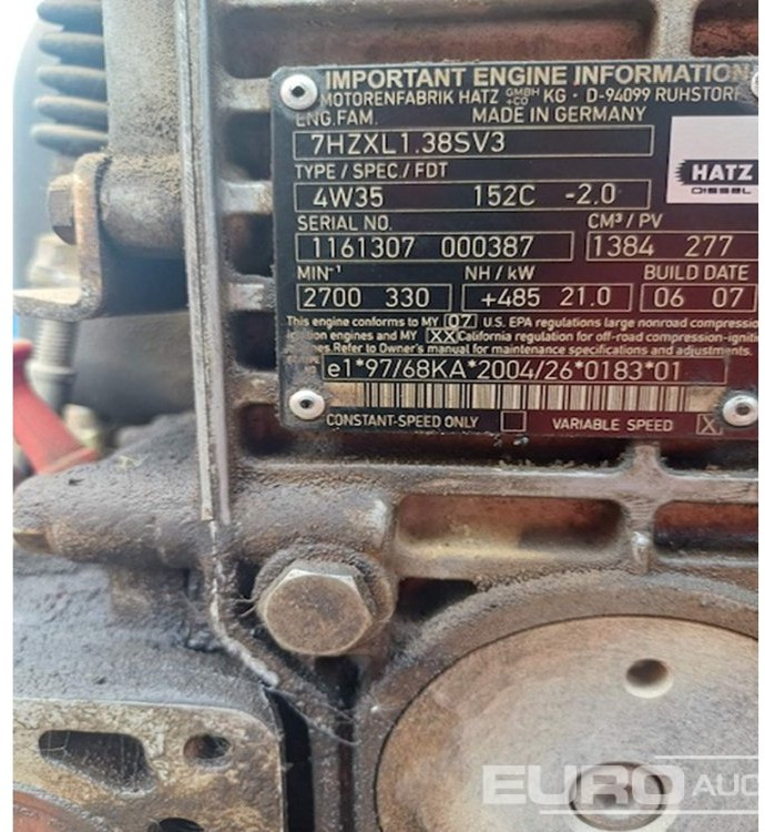 2007 Hamm HD10VV - Tromle: billede 5 2007 Hamm HD10VV - Tromle: billede 5