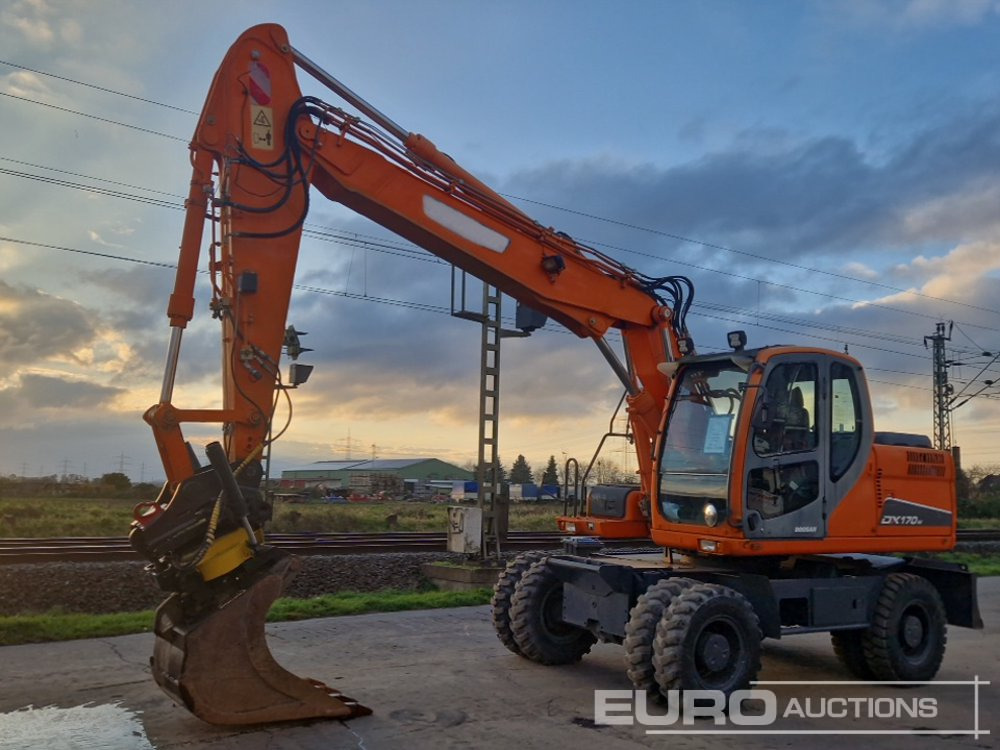 2010 Doosan DX170W - Hjulgravemaskine: billede 1 2010 Doosan DX170W - Hjulgravemaskine: billede 1