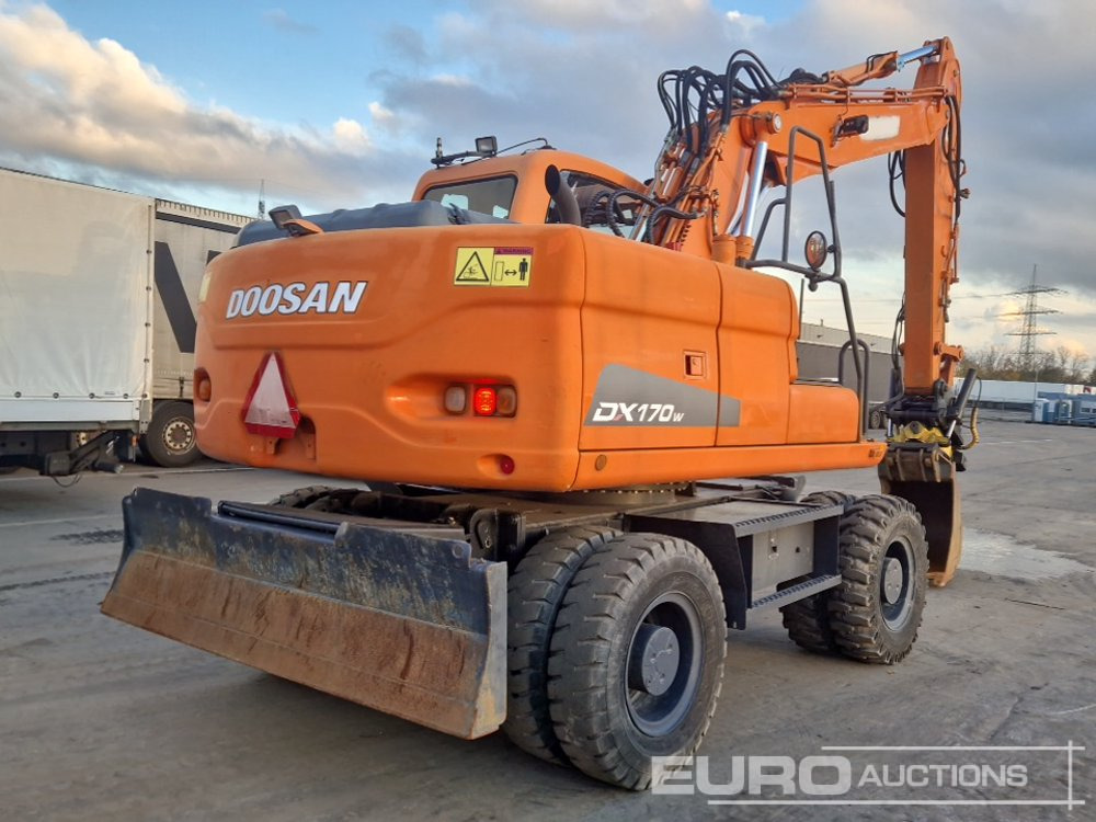 2010 Doosan DX170W - Hjulgravemaskine: billede 5 2010 Doosan DX170W - Hjulgravemaskine: billede 5