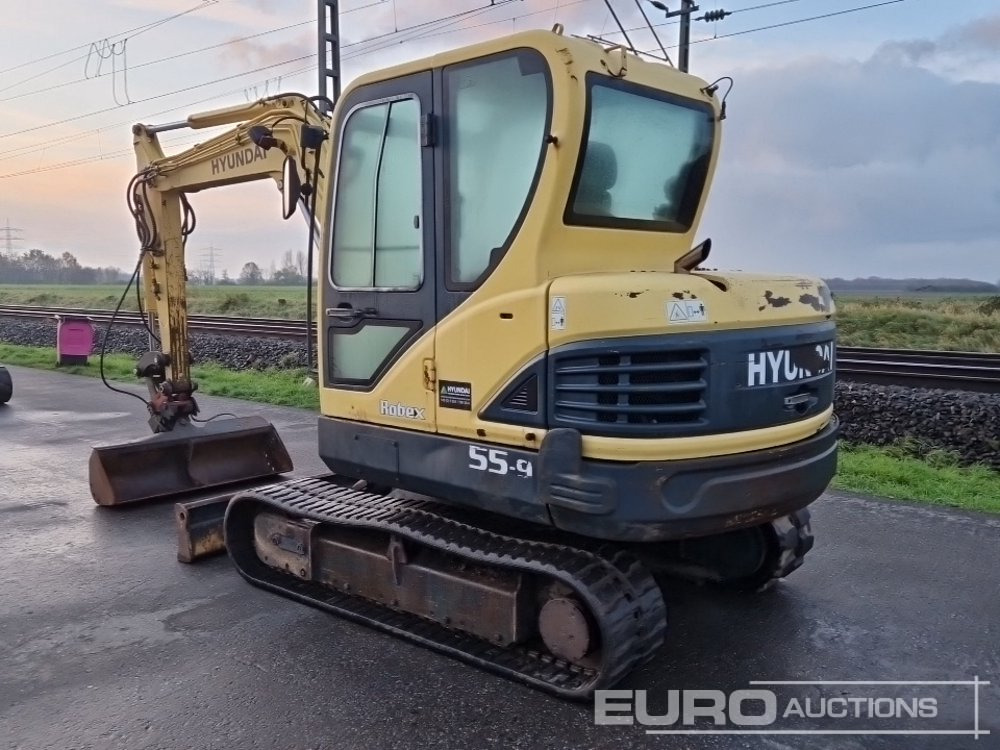 2011 Hyundai ROBEX 55-9 - Minigravemaskine: billede 3 2011 Hyundai ROBEX 55-9 - Minigravemaskine: billede 3