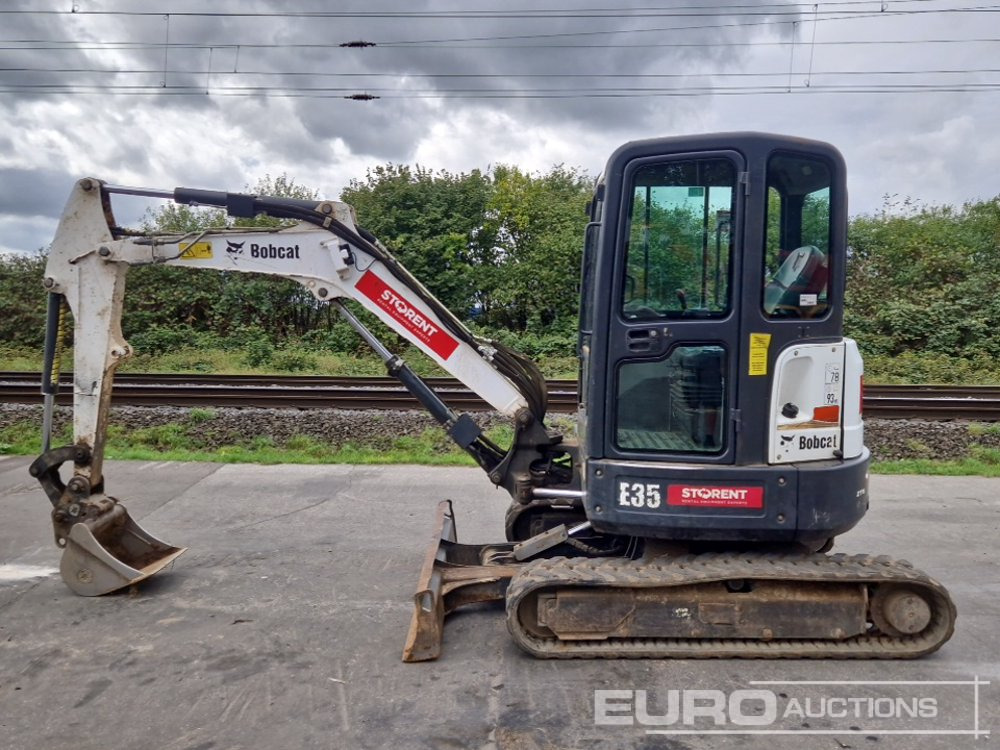 2014 Bobcat E35 EM - Minigravemaskine: billede 3 2014 Bobcat E35 EM - Minigravemaskine: billede 3