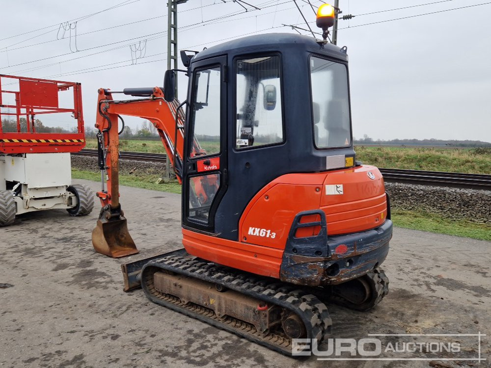2014 Kubota KX61-3 - Minigravemaskine: billede 3 2014 Kubota KX61-3 - Minigravemaskine: billede 3