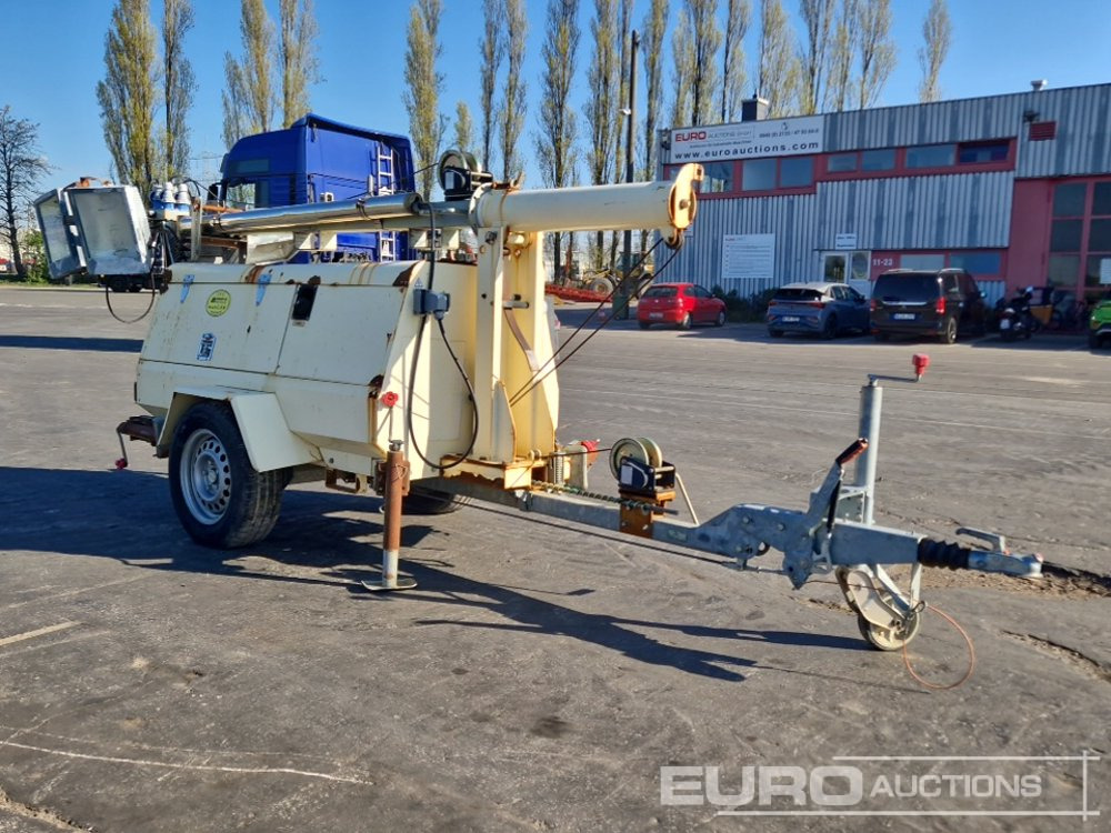 Lystårn 2015 BT4000LT Single Axle Lighting Tower: billede 6