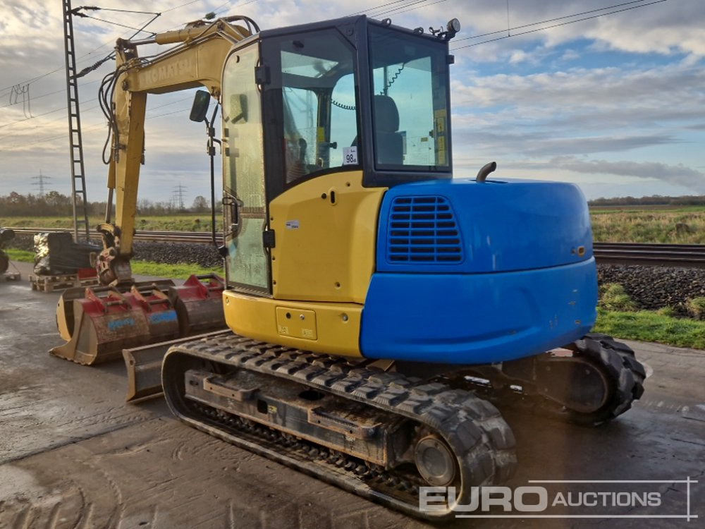 2018 Komatsu PC80MR-5 - Minigravemaskine: billede 3 2018 Komatsu PC80MR-5 - Minigravemaskine: billede 3