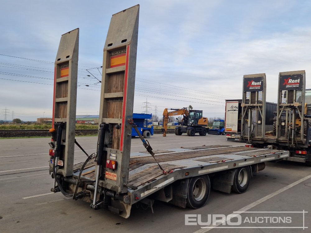2020 Moeslein TTA 21T Twin Axle Low Loader Trailer, Loading Ramps (German Reg. Docs. Available) - Nedbygget platform sættevogn: billede 4 2020 Moeslein TTA 21T Twin Axle Low Loader Trailer, Loading Ramps (German Reg. Docs. Available) - Nedbygget platform sættevogn: billede 4