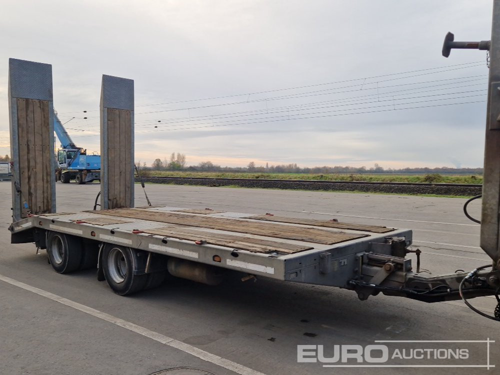 2020 Moeslein TTA 21T Twin Axle Low Loader Trailer, Loading Ramps (German Reg. Docs. Available) - Nedbygget platform sættevogn: billede 5 2020 Moeslein TTA 21T Twin Axle Low Loader Trailer, Loading Ramps (German Reg. Docs. Available) - Nedbygget platform sættevogn: billede 5