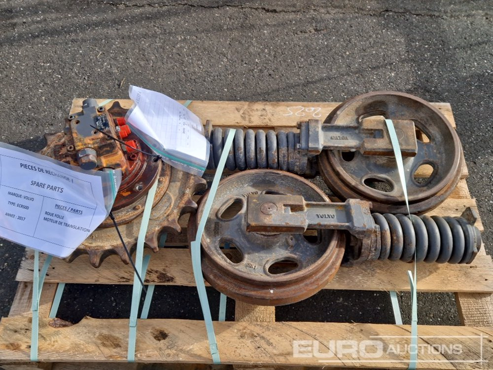 Idler (2 of) + Final Drive to suit Volvo ECR50D - Reservedel for Gravemaskine: billede 1 Idler (2 of) + Final Drive to suit Volvo ECR50D - Reservedel for Gravemaskine: billede 1