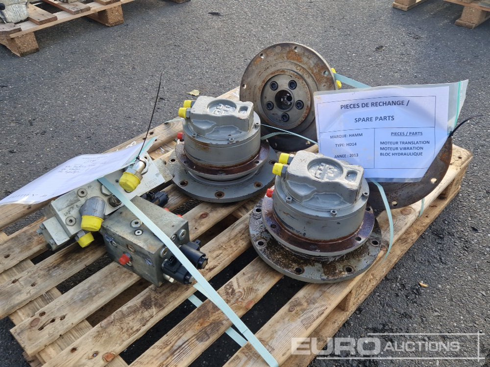 Spare Parts, Hydraulic Motor, Vibrating Motor, Hydraulic Block to suit Hamm HD14 - Reservedel: billede 4 Spare Parts, Hydraulic Motor, Vibrating Motor, Hydraulic Block to suit Hamm HD14 - Reservedel: billede 4