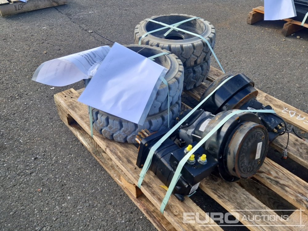 Wheels (4 of) + Hydraulic Motor (2 of) to suit Haulotte Star 10 - Reservedel: billede 3 Wheels (4 of) + Hydraulic Motor (2 of) to suit Haulotte Star 10 - Reservedel: billede 3