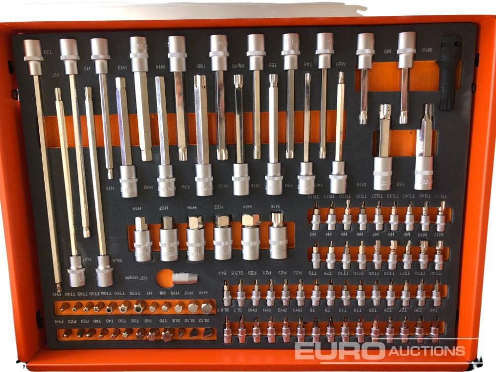 Unused Hüttenberg Tool Trolley, 6 Drawers with Tools - Værkstedsudstyr: billede 4 Unused Hüttenberg Tool Trolley, 6 Drawers with Tools - Værkstedsudstyr: billede 4