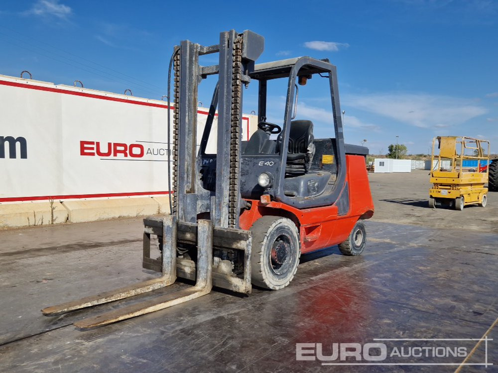 2003 Linde E40P - Gaffeltruck: billede 1 2003 Linde E40P - Gaffeltruck: billede 1