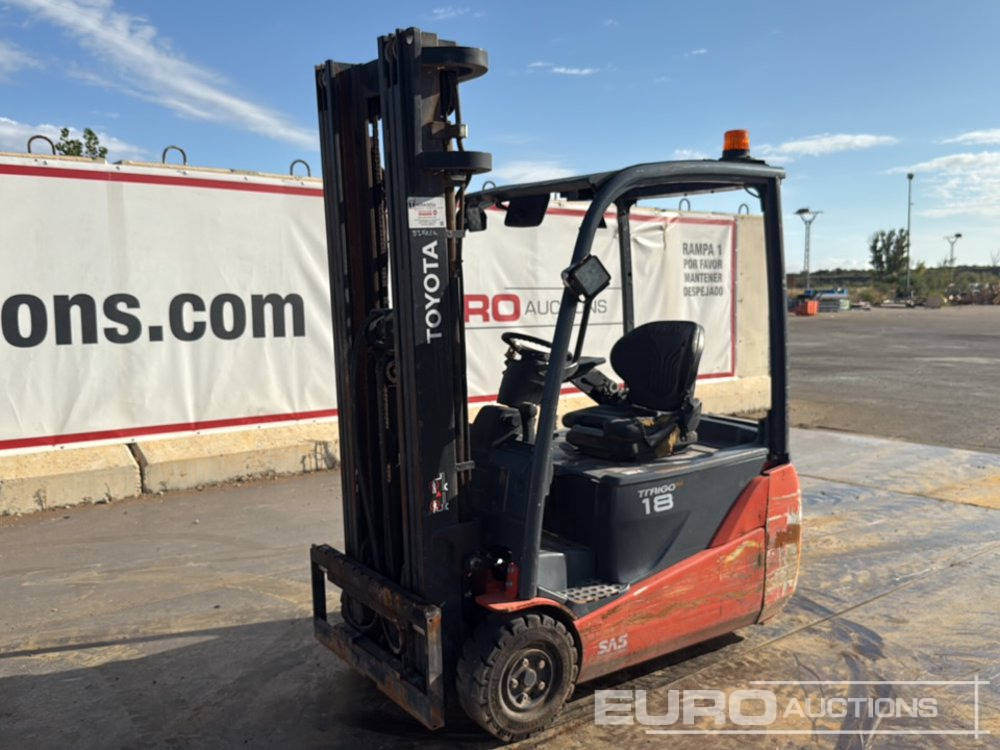 2015 Toyota 8FBET18 - El gaffeltruck: billede 1 2015 Toyota 8FBET18 - El gaffeltruck: billede 1